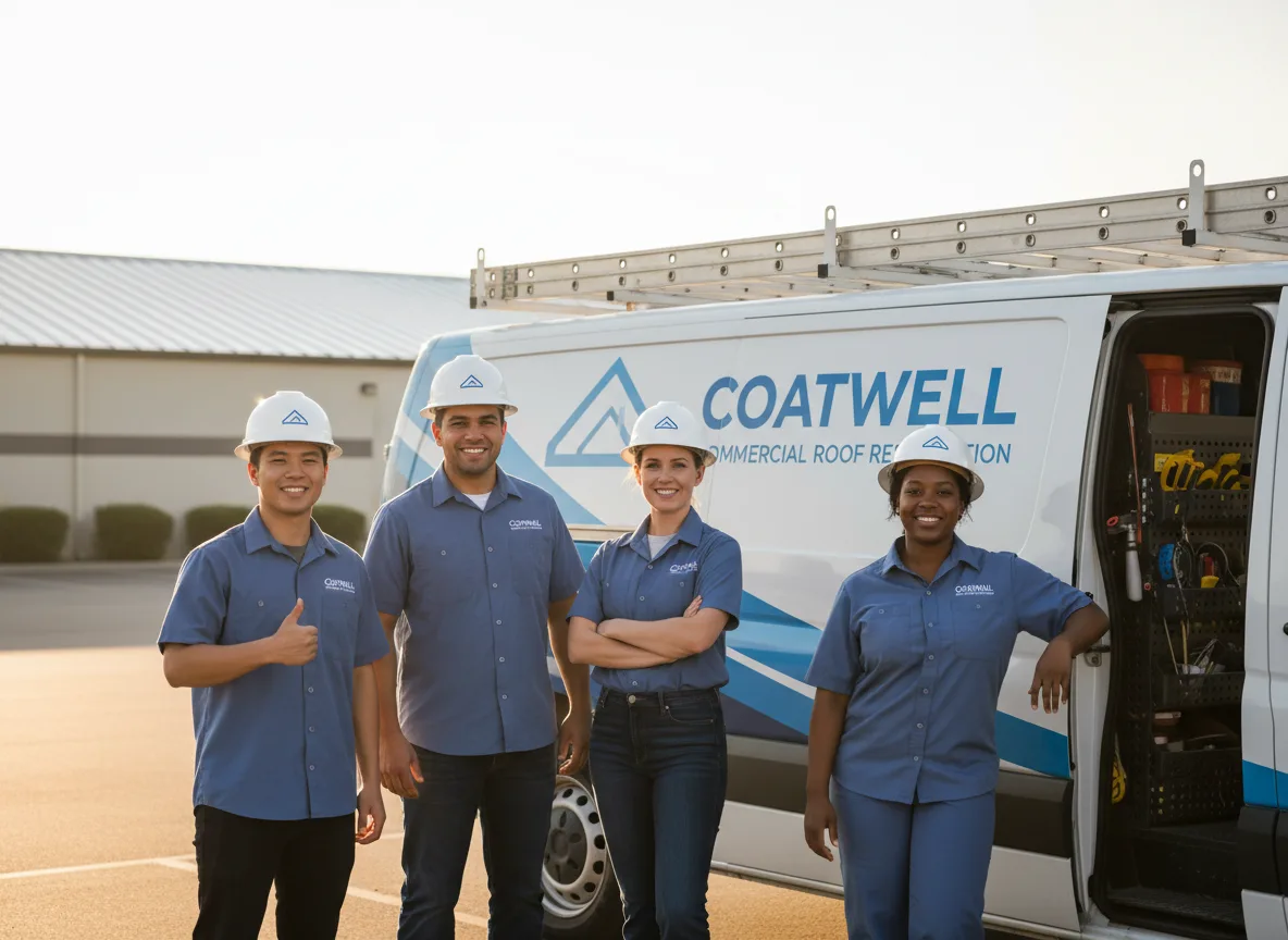 Commercial roof coating company in Leaf River, IL
